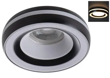 Kanlux Deckenleuchte Einbau Downlight ELICEO ST DSO B/B schwarz rund