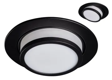 KANLUX Einbau-Downlight AGEO schwarz rund schwenkbar