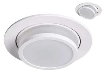 KANLUX Einbau-Downlight AGEO weiss rund schwenkbar