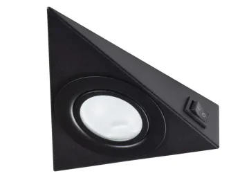 Kanlux Möbelunterbauleuchte G4 - schwarz matt mit Schalter - ZEPO LFD-T02/S-B