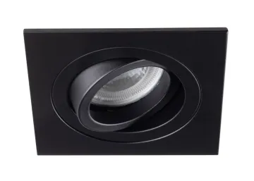 Kanlux Deckenleuchte SEIDY CT-DTL50-B/M Einbau schwenkbar schwarz matt eckig