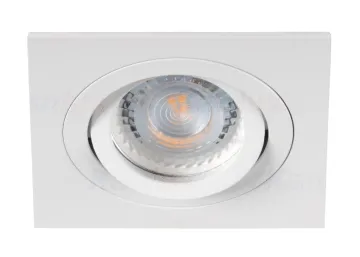 Kanlux Deckenleuchte SEIDY CT-DTL50-W/M Einbau schwenkbar weiß matt eckig