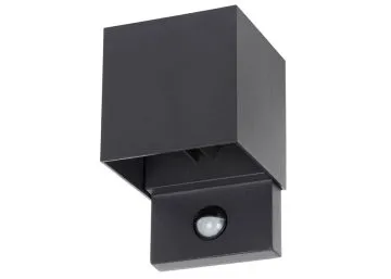 Kanlux Aluminium UP/Down REKA 7W IP54 graphit eckig Bewegungsmelder