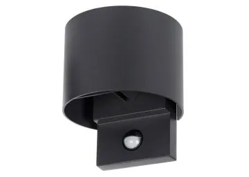 Kanlux Aluminium UP/Down REKA 7W IP54 graphit halbrund Bewegungsmelder