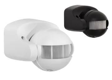 Kanlux PIR Aufputz Bewegungsmelder + Dämmerungsschalter in weiß oder schwarz...