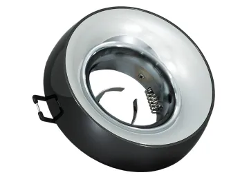 Kanlux Einbaustrahler ELNIS L A-C Anthrazit Chrom Glänzend Aluminium