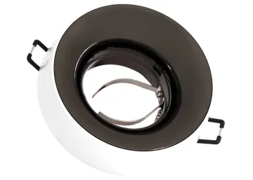 Kanlux Einbaustrahler ELNIS L W-A Weiß Anthrazit Glänzend Aluminium