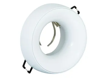 Kanlux Einbaustrahler ELNIS L W Weiß Glänzend Aluminium