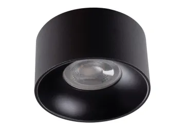 KANLUX Einbaudownlight MINI RITI GU10 schwarz/schwarz