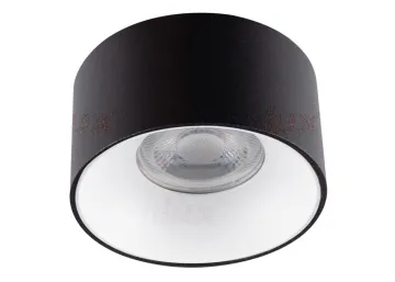 KANLUX Einbaudownlight MINI RITI GU10 schwarz/weiss