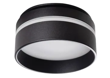 Kanlux Einbaustrahler GOVIK ST schwarz rund dreifacher Lichtaustritt