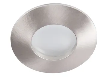 Kanlux Einbaustrahler QULES chrom matt rund für Feuchträume IP44, mattes...