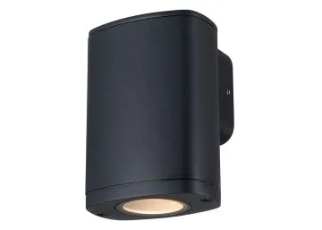 Kanlux Außenleuchte Wandleuchte ZEVI EL 1GU10 B schwarz 1 x GU10