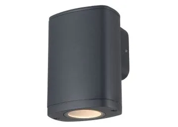 Kanlux Außenleuchte Wandleuchte ZEVI EL 1GU10 G graphit 1 x GU10