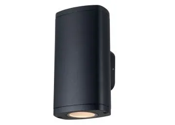 Kanlux Außenleuchte Wandleuchte ZEVI EL 2GU10 B schwarz 2 x GU10 Up&Down