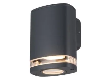 Kanlux Außenleuchte Wandleuchte ZEVI W EL 1GU10 G graphit 1 x GU10