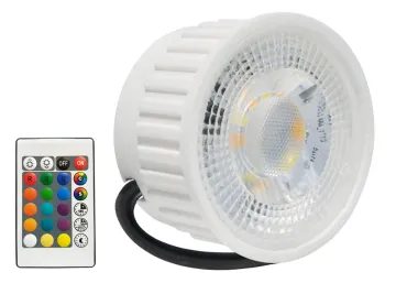 Flat LED Modul 5W RGB CCT Dimmbar Ultraflach 50mm Keramik Linsenglas