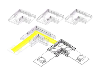 LED Band Eckverbindungsklemme für COB und SMD 8mm