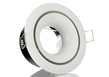 Aluminium Einbaustrahler Lugo mit dekorativem Lichtkranz