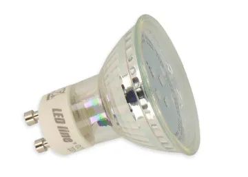 LED Line Akzent LED GU10 Spot 1W LED Lampe 120 Grad Klarglas