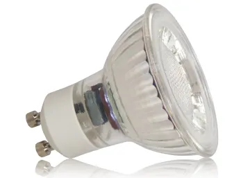 LED-Strahler McShine MCOB GU10, 5W, dimmbar Linsenglas