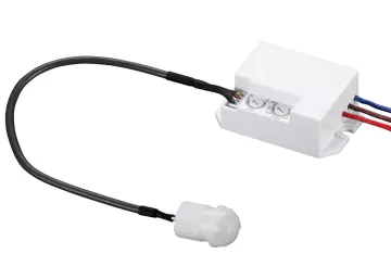 MC Shine Mini Einbau Bewegungsmelder mit externem Fotosensor für LED