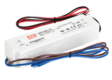 Mean Well LED Trafo 60W 5A Waterproof IP67 LPV-60-12