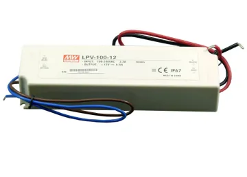 LED Trafo 100W Waterproof (Wasserdicht) LPV-100-12